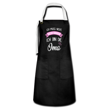 Weihnachtsgeschenk Oma Schürze - Oma Geschenk