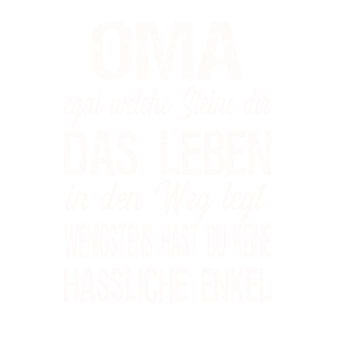 Motiv Oma egal welche Steine