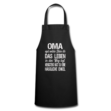 Weihnachtsgeschenk Oma Schürze - Oma egal welche Steine