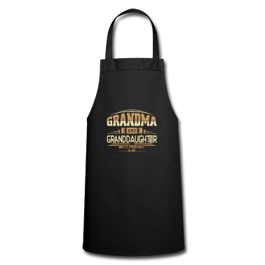 Weihnachtsgeschenk Oma Schürze - Oma und Enkelin