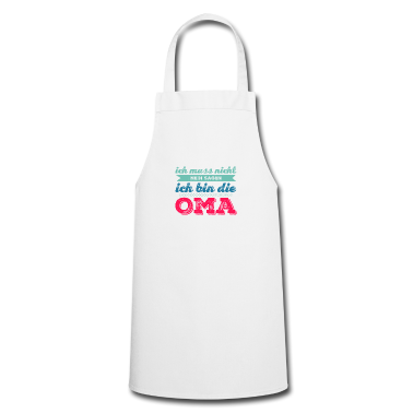 Weihnachtsgeschenk Oma Schürze - Ich bin die Oma - Geschenk für die Großmutter