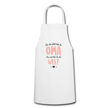 Weihnachtsgeschenk Oma Schürze - Für die Welt bist du Oma