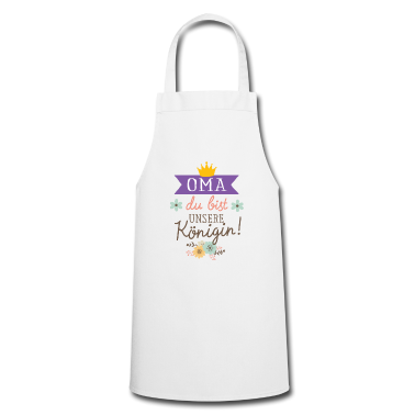 Weihnachtsgeschenk Oma Schürze - Oma du bist unsere Königin