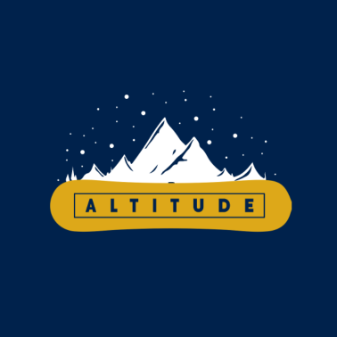 Motiv Höhe Weihnachtsgeschenk Altitude Snowboard
