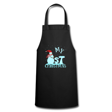 Weihnachtsgeschenk Oma Schürze - Baby Kind erstes Weihnachtsgeschenk Schneemann