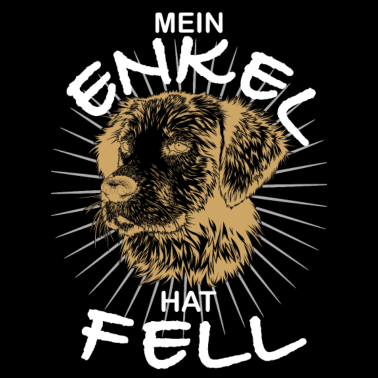 Motiv Hund Fell Oma Opa Enkel