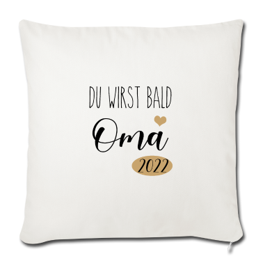 Geschenk Oma Kissenbezug - Du wirst bald Oma 2022
