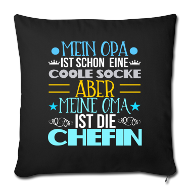 Geschenk Oma Kissenbezug - Opa und Oma