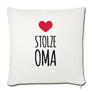 Geschenk Oma Kissenbezug - Stolze Oma (dh)