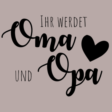 Motiv Ihr werdet Oma und Opa!