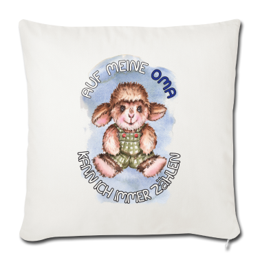 Geschenk Oma Kissenbezug - süßes Schäfchen Geschenk Enkel Oma