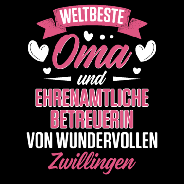 Motiv Oma von Zwillingen witziger Spruch Enkelkinder