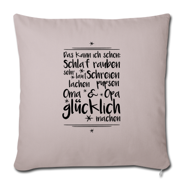 Geschenk Oma Kissenbezug - Oma und Opa glücklich