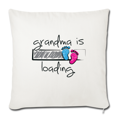 Geschenk Oma Kissenbezug - Slogan Oma wird geladen. Opa und Oma werden