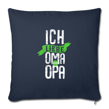 Geschenk Oma Kissenbezug - Ich liebe Oma und Opa