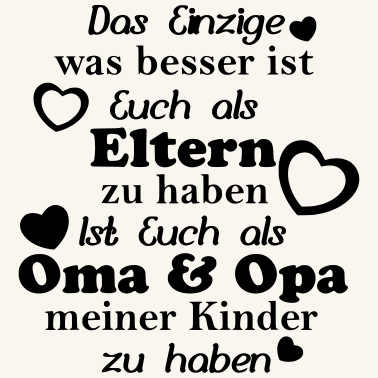 Motiv Oma und Opa meiner Kinder