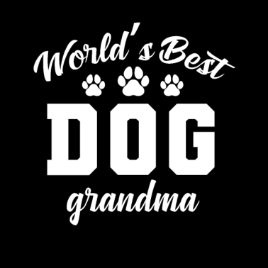 Motiv worlds best Dog grandma Hund hunde Ome großmutter
