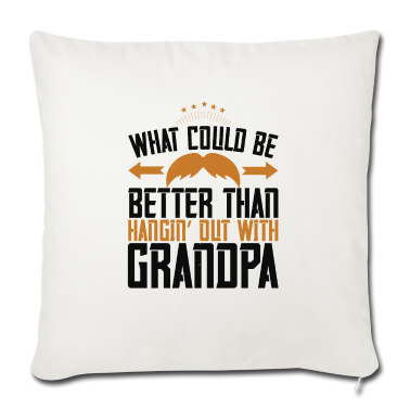Geschenk Oma Kissenbezug - hangin’ out with grandpa