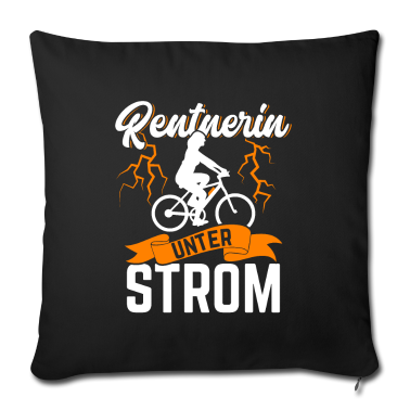 Geschenk Oma Kissenbezug - Rentnerin Oma E-Bike