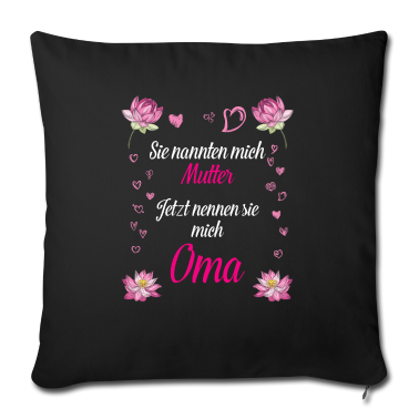 Geschenk Oma Kissenbezug - Oma Großmutter Muttertag Schwangerschaft Nachwuchs