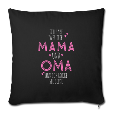 Geschenk Oma Kissenbezug - Mama Oma Muttertag Eltern Familie Baby Kind