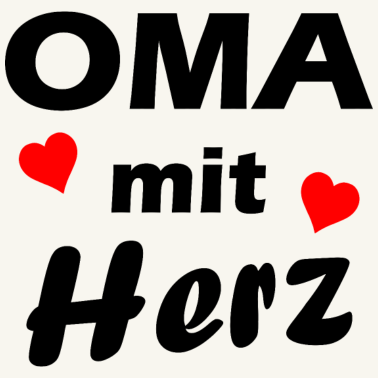 Motiv Oma mit Herz