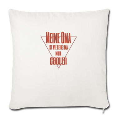 Geschenk Oma Kissenbezug - Meine Oma ist wie deine Oma nur cooler