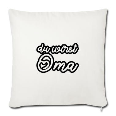 Geschenk Oma Kissenbezug - Du wirst Oma