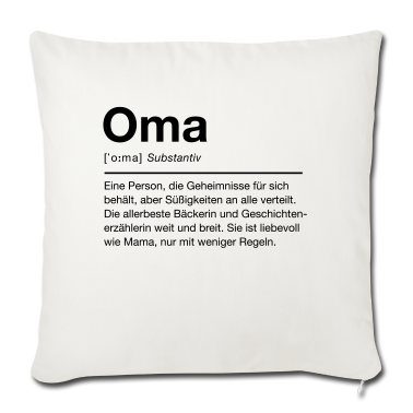 Geschenk Oma Kissenbezug - Oma
