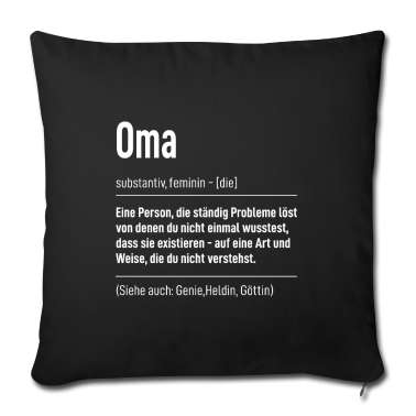 Geschenk Oma Kissenbezug - Oma