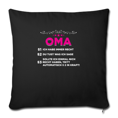 Geschenk Oma Kissenbezug - Oma