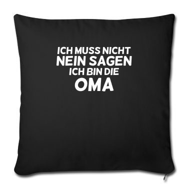 Geschenk Oma Kissenbezug - Ich bin die Oma