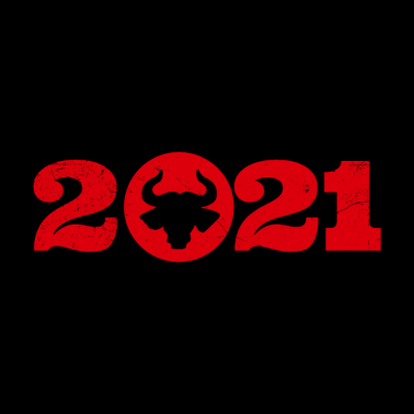 Motiv 2021 Jahr des Ochsen Chinesisches Neujahr Geschenk