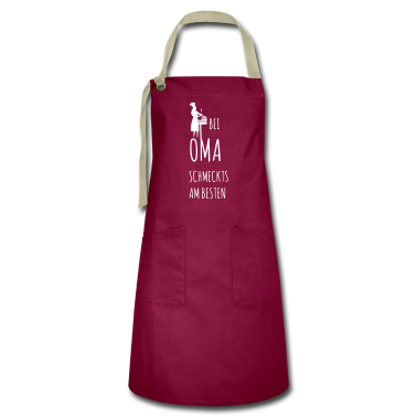 Geschenk Oma Schürze - Bei Oma schmeckts am besten