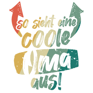 Motiv So sieht eine coole Oma aus Großmutter Vintage