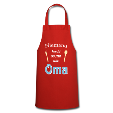 Geschenk Oma Schürze - Oma kocht super - Oma die beste Köchin