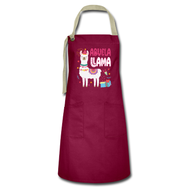 Geschenk Oma Schürze - Lama Geburtstagsparty Outfit Familie Abuela Lama