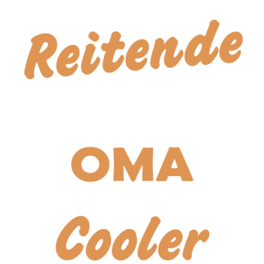 Motiv Reitende Oma