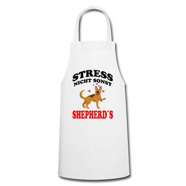 Geschenk Oma Schürze - Schäferhund Witziger Lustiger Spruch Hund Geschenk