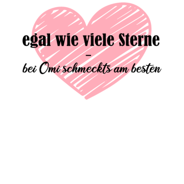 Motiv Omi Großmutter Oma Schmeckts am besten Geschenk