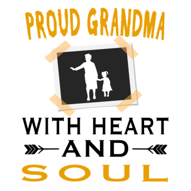 Motiv Proud Grandma with heart and soul - Enkelin