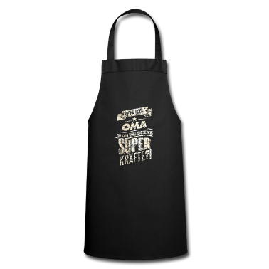 Geschenk Oma Schürze - Superkraefte Oma Geburtstag