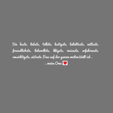 Motiv das beste oma