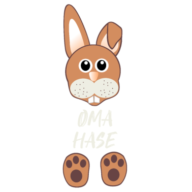 Motiv Oma Hase Osterhase Eier Großmutter Ostern Geschenk