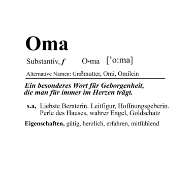 Motiv Oma Tochter Großmutter Omi Omas Herz Omilein