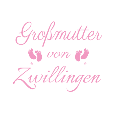 Motiv werdende Oma Geschenk Oma Zwillinge