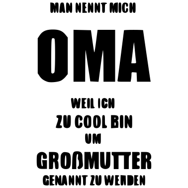 Motiv Geschenk für Oma Spruch