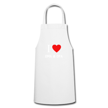 Geschenk Oma Schürze - I love Oma und Opa