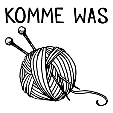 Motiv Komme was Wolle Stricken Garn Geschenk