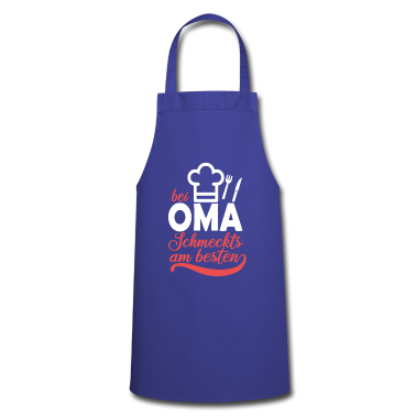 Geschenk Oma Schürze - Oma Geschenkidee Bei Oma schmeckts am besten Koch